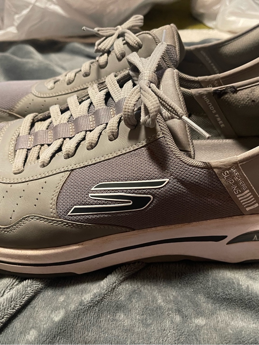 Skechers GO GOLF Arch Fit Line Up Mens Golf Shoes - Spikeless - Grey - Sz 12